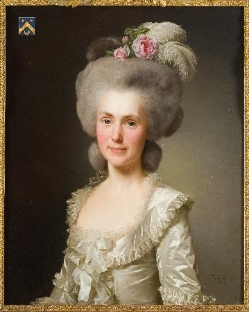 Alexandre Roslin Portrait of Marie Jeanne Jeanne Puissant oil painting image